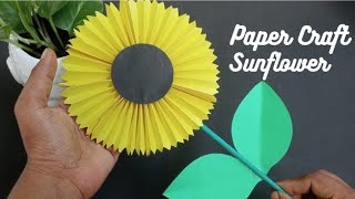 How to make beautiful sunflower 🌻 in paper l Sowdarya Shines