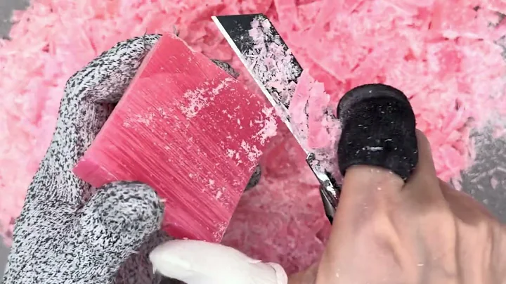 Oddly Satisfying Soap Carving | Crunchy Soap Cutting | No Talking ASMR #soap