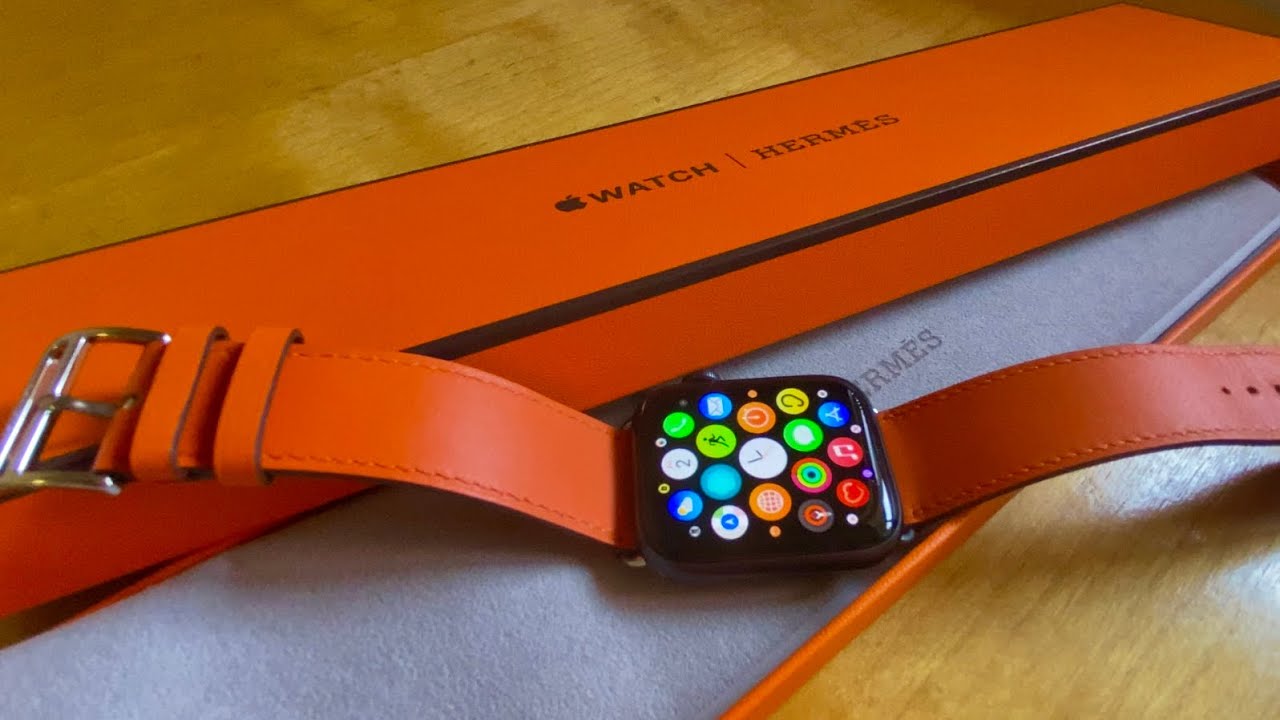 Apple Watch Hermès Band Unboxing – Orange Swift Leather Single Tour 