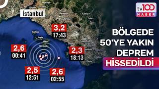 İstanbul Adalar’da Gece Boyu Deprem Hareketliliği! 50’ye Yakın Sarsıntı | tv100 Haber