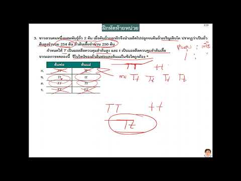 วิทยาศาสตร์ ม.3 - เฉลยแบบฝึกหัดท้ายหน่วย-เรื่องพันธุศาสตร์(ไม่มีเสียง)