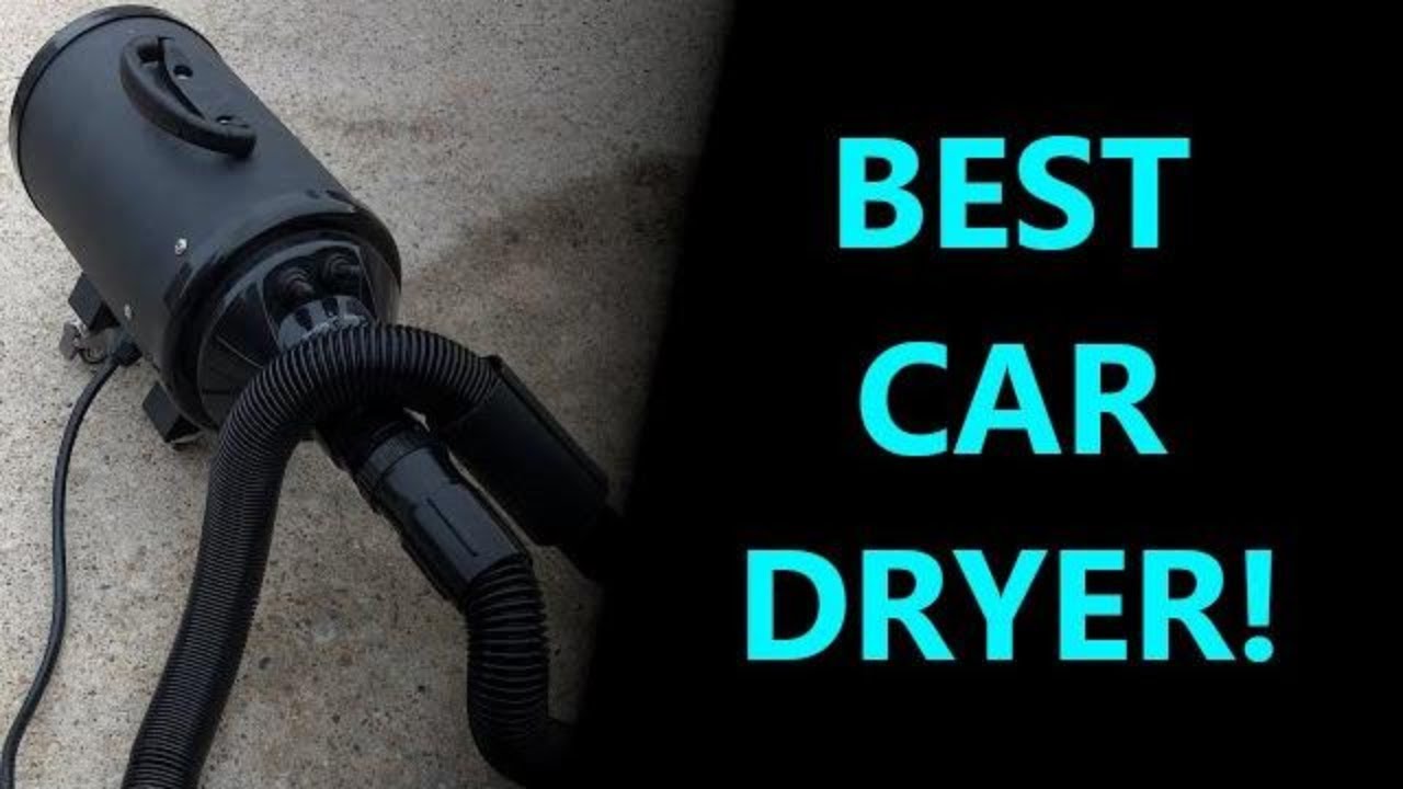 BEST CAR DRYING TOOL- POWERFUL SHELANDY CAR & MOTORCYCLE HEATED BLOWER  DRYER. 