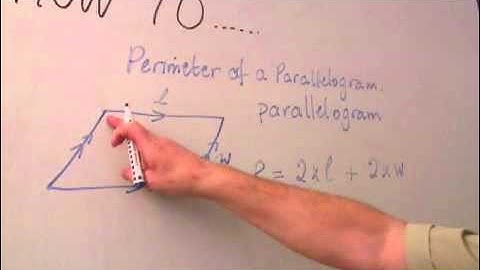 How to Find the Perimeter of a Parallelogram