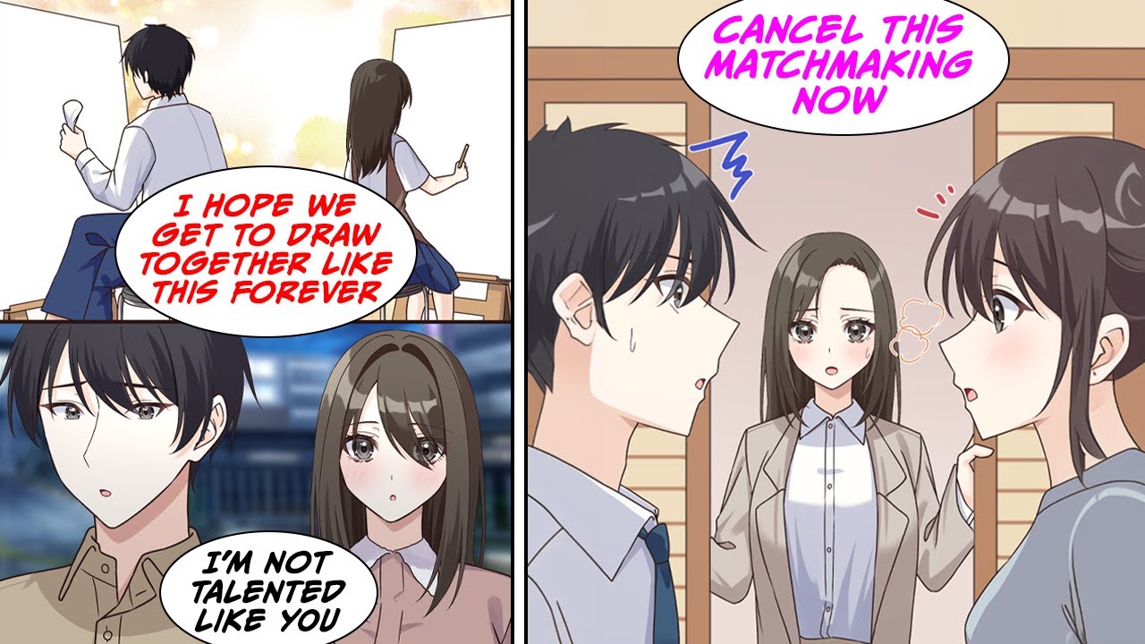 [Manga Dub] I quit painting because I was jealous of her talents... I reunite with her at.. [RomCom]