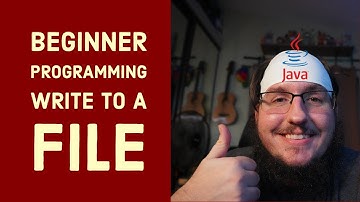 Beginner Java - Writing to a File in 15 Minutes!