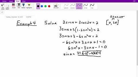 7.6 Solving Quadratic Trig Equations Continued