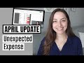 April 2021 Finance Update | UNEXPECTED EXPENSE