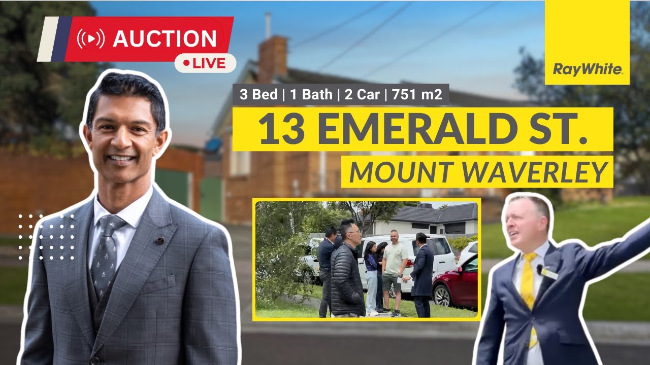 Live Auction @ 13 Emerald Street, Mount Waverley - Auction Results Melbourne