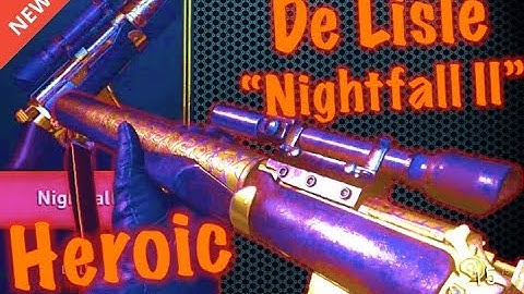 *NEW* Heroic De Lisle "Nightfall II" Sniper Rifle (AMAZING!) | Call of Duty WW2