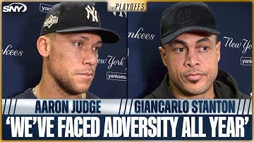 Aaron Judge en Giancarlo Stanton over de reactie van de Yanks op de nederlaag tegen de Blue Jays ...
