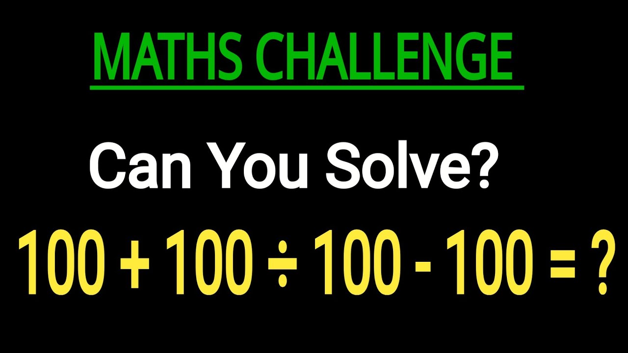 Solve If You re Genius Maths Antics Maths Olympiad PEMDAS YouTube Solve if you re genius maths antics maths olympiad pemdas youtube
