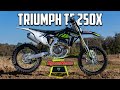 2024 triumph tf250x first ride  cycle news