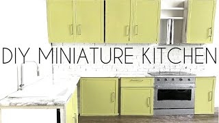 DIY:  miniature KITCHEN