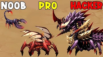 NOOB vs PRO vs HACKER - Insect Evolution (Part 236)