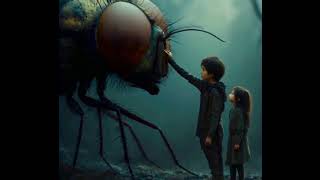 Tiny Explorers & the Giant Dragonfly | Dark Sci-Fi Art