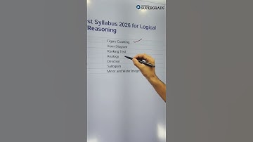 CUET GAT Logical Reasoning Syllabus Explained in 1 Min! 🧠🔥| #Shorts