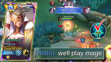 PHARSA SKY PIERCER IS BEST ITEM 🔥 || BEST BUILD PHARSA 2025 || GAMEPLAY PHARSA - MLBB