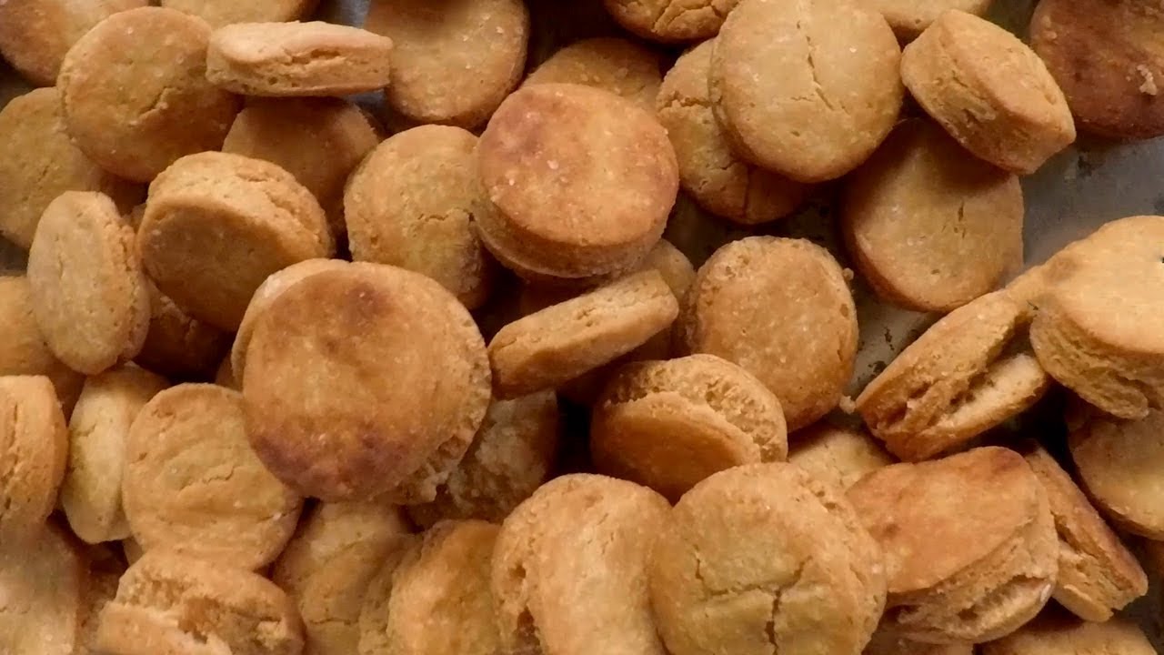 Wheat Flour Biscuits Without Oven Godhuma Pindi Biscuits Making YouTube