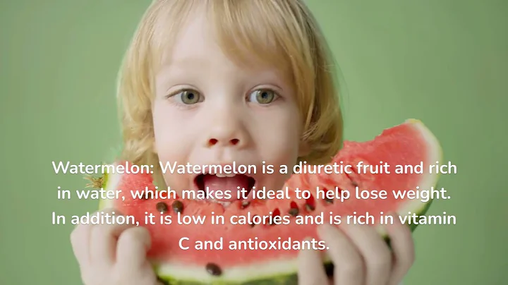 The seven diuretic vegetables and fruits that will help you lose weight naturally