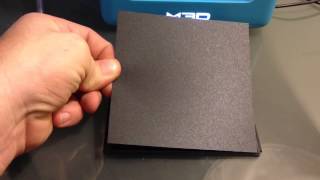 The Micro 3D Printer Beta M3D -- How To Change A Printbed Buildtak Sticker
