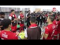 الفريق الوطني التونسي صلاة الفاتح لما أغلق
