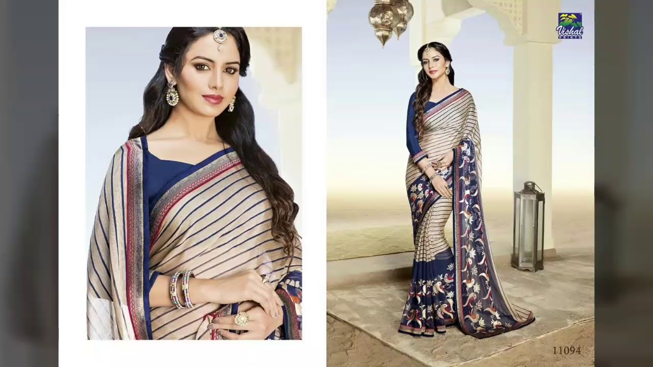 vishal party wear sarees