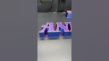 3d printed custom name in bambu labx1carbon  #3dprinted #3dprint #bambulabx1carbon #customname #3d