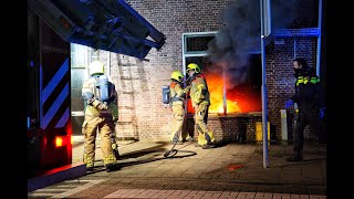 2023-03-27 Woningbrand dongen , twee bewoners in ambulance behandeld