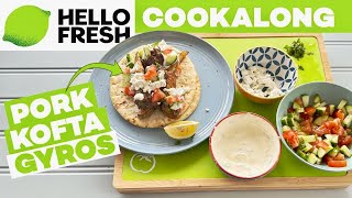 Hello Fresh Ninja Air Fryer Greek Oregano Pork Kofta Gyros @HelloFreshUK