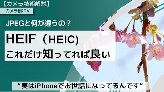 【カメラ技術解説】JPEGと何が違うの？「HEIF(HEIC)これだけ知ってれば良い」～実はiPhoneでお世話になってるんです～