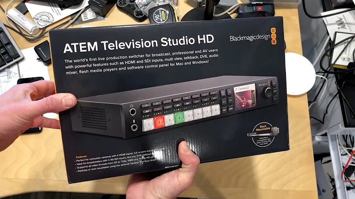 Blackmagic ATEM Television Studio HD Unboxing