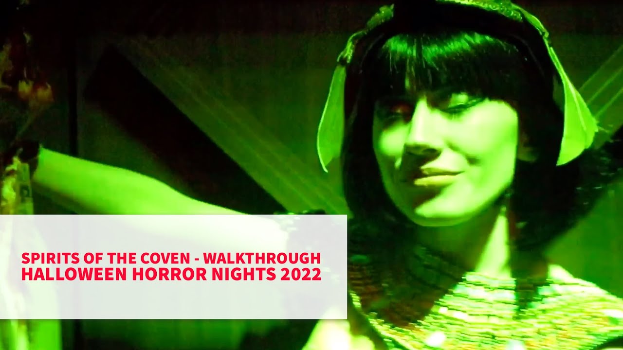 SPOILERS Spirits Of The Coven Haunted House At Universals Halloween