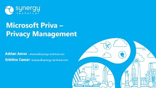 Microsoft Priva - Privacy Management