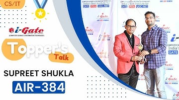 Supreet Shukla | AIR 384 | Mathematics to GATE CS 2023 | ANDC Delhi |Toppers Talk with Siddharth Sir