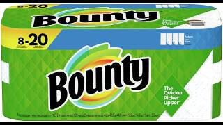 Bounty White Select-A-Size Paper Towels: Twice the Absorbency for Tough Messes