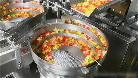 Jelly, gummy candy automatic counting and packing line