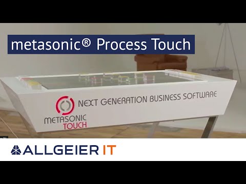 metasonic® Process Touch (English) | metasonic® Suite | Allgeier IT