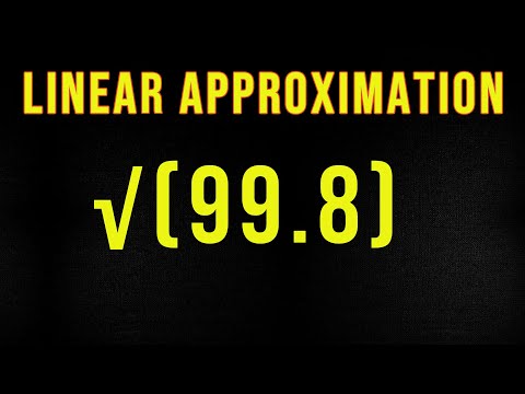 Use linear approximation