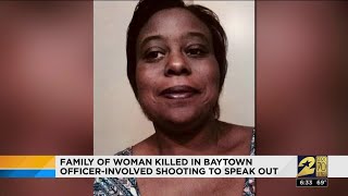 Family of woman killed by officer seeking justice