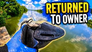 A MAGNET FISHING STORY | Hand Forged Knife Returned To Owner AND More! #magnetjunkie #magnetfishing