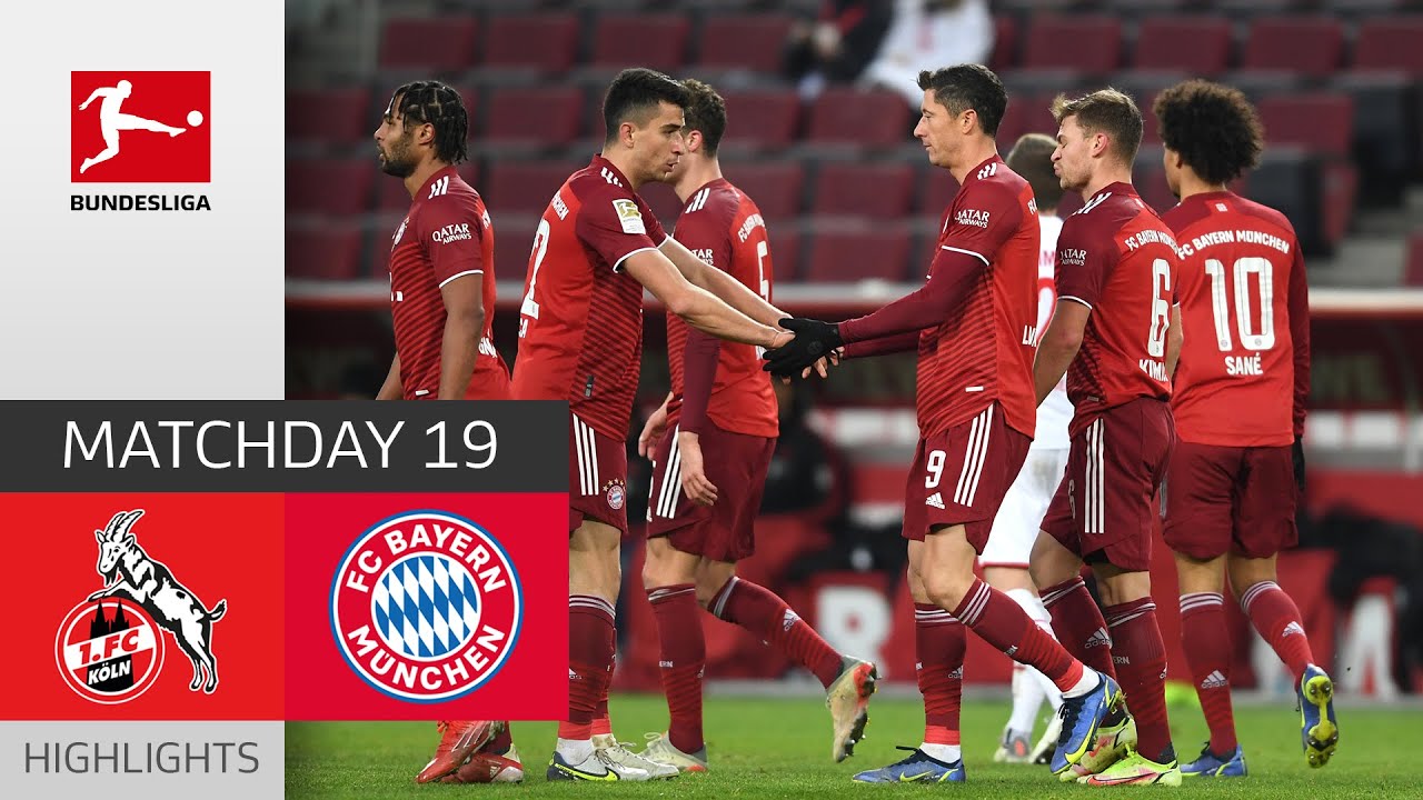 Download 1. FC Köln - FC Bayern München 0-4 | Highlights | Matchday 19 – Bundesliga 2021/22