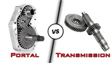 Portals vs Transmission Gear Reductions