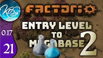 Factorio 0.17 Ep 21: REALLY BLUE AND GREY SCIENCE! - Entry Level to Megabase 2 - Tutorial Let