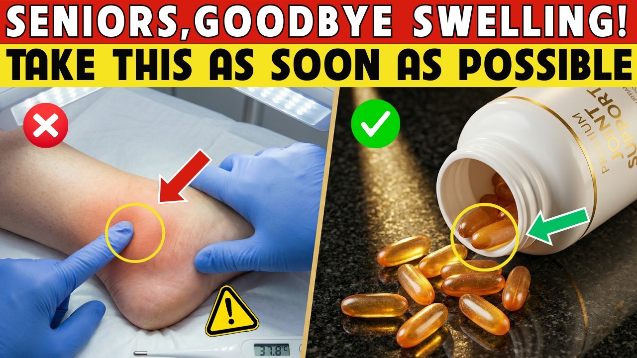 Seniors, Say Goodbye to Swollen Legs with THIS 1 Vitamin - Works in Days! | Senior Health Tips