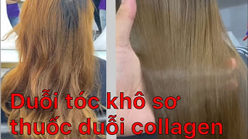 Duỗi tóc yếu khô sơ hư tổn nặng#đàotạonghề #hairdressing #sàigòn #dayhoc