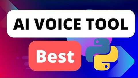 🎉 Best AI Voice Tool Python App