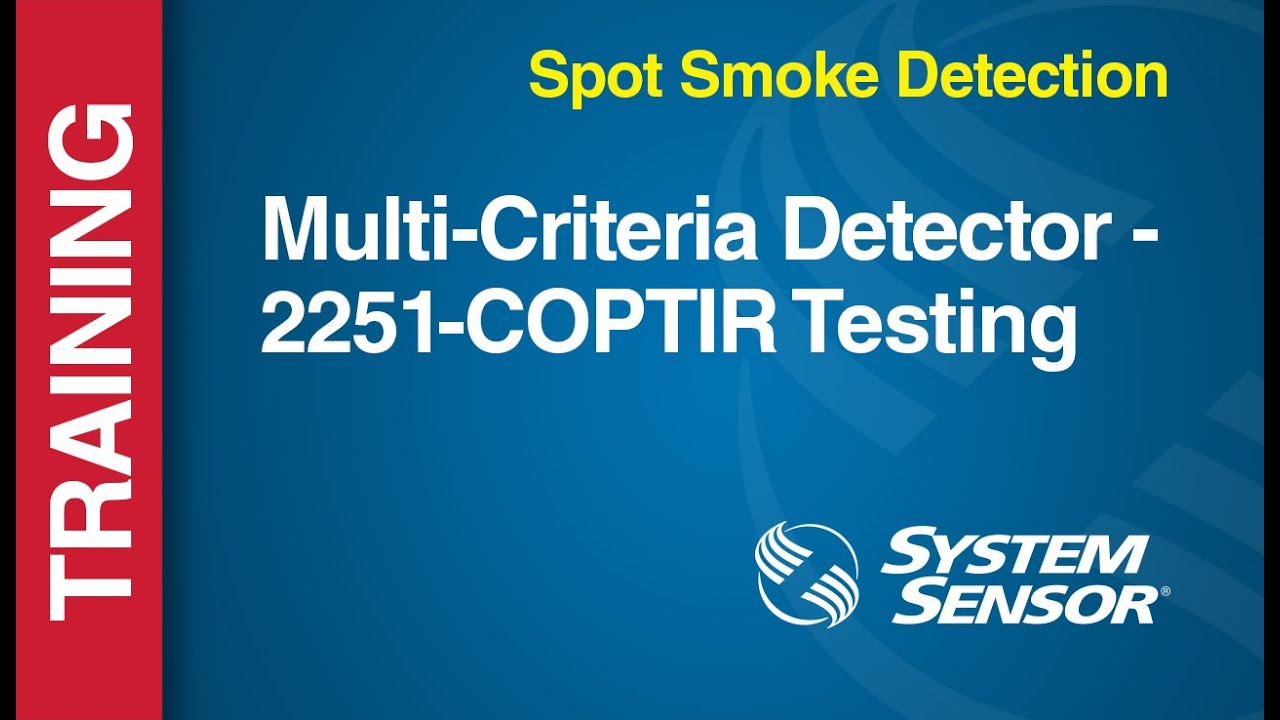 SmokeFire – Multi-Criteria Detector 2251-COPTIR Testing - YouTube