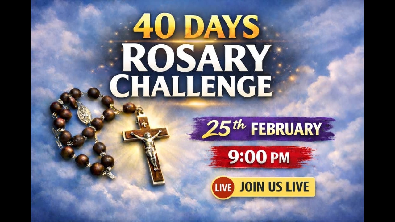 40 Days Rosary Challenge for Lent | Daily Catholic Prayer Journey - YouTube