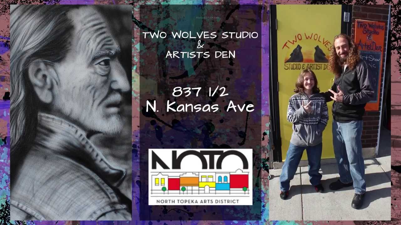 WIBW-13 NOTO Spot - Two Wolves Studio & Artists Den - YouTube