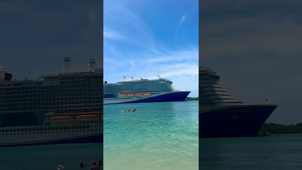 Carnival Celebration at Amber Cove #carnivalcruise #carnival #cruise #cruiseship #cruiser #shorts